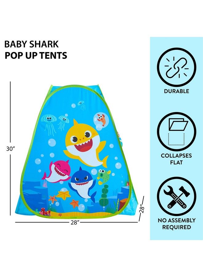 Baby Shark Collapsible Pop Up Play Tent For Kids 28