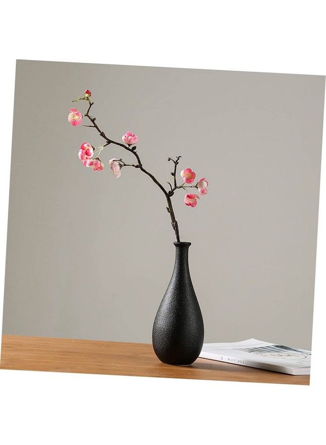 2 Pcs White Ceramic Vase Black Ceramic Vase Ceramic Vases For Flowers Black Vase Tall Flower Vases Flower Modern Vase Simulation Flowers Container Simplicity Vase Artificial Flower