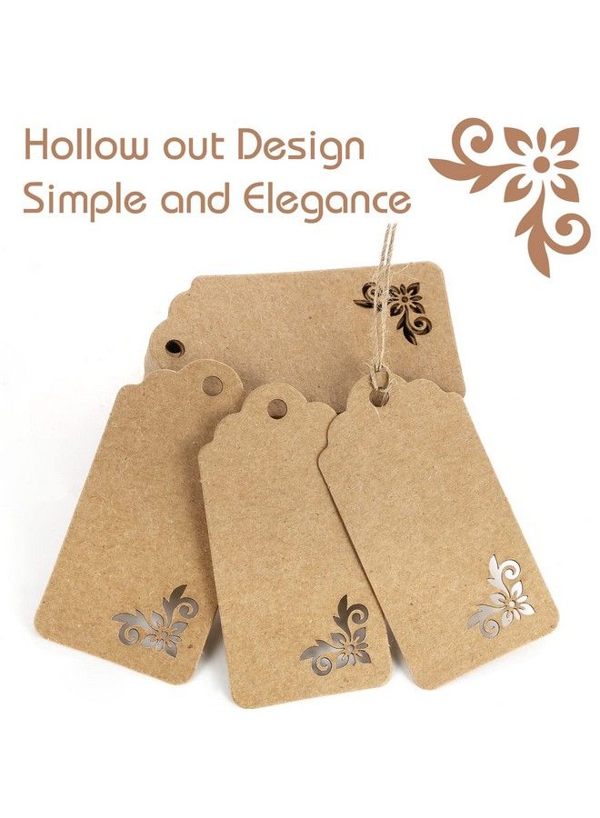 100Pcs Kraft Paper Tagstags With Stringparty Favor Gift Tags For Weddingbaby Showerbridal Shower