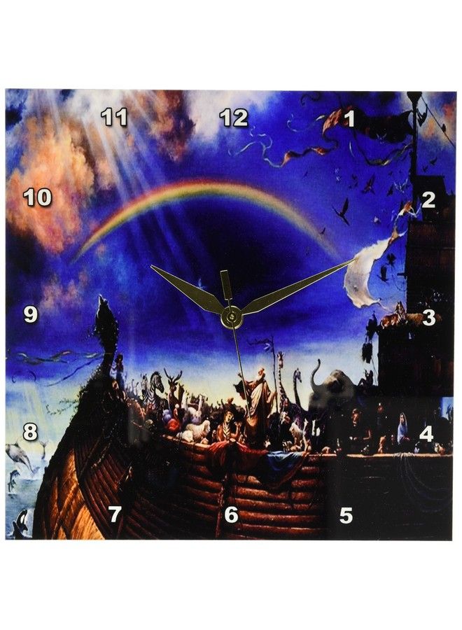 Dpp_98626_1 Rendering Of Noahs Ark On The Sea.Jpgwall Clock 10 By 10Inch