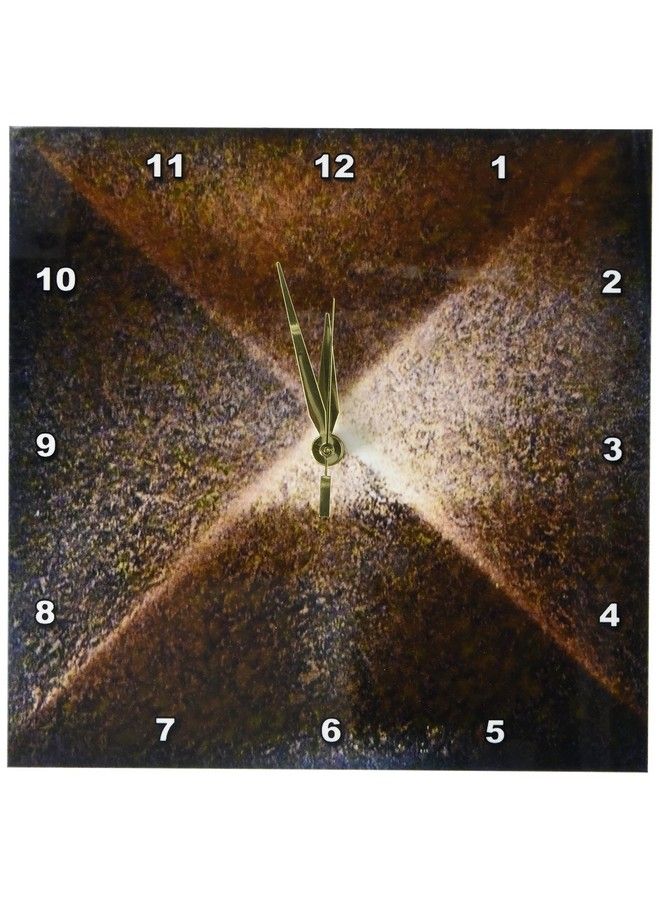 Dpp_53244_1 Bronze Metal Medallion Wall Clock 10 By 10Inch