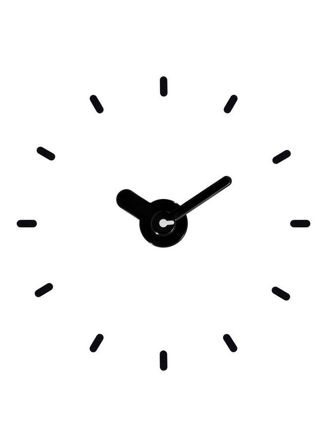 4043261Int Adjustable Floating Dial Black Wall Clock