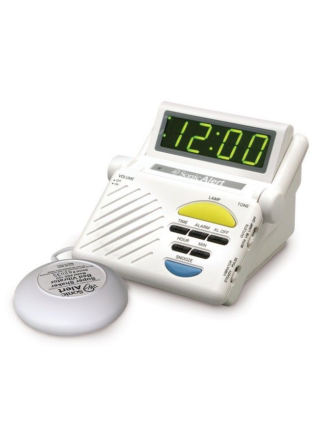 Sb1000Ss Boom Alarm Clock With Bed Shaker