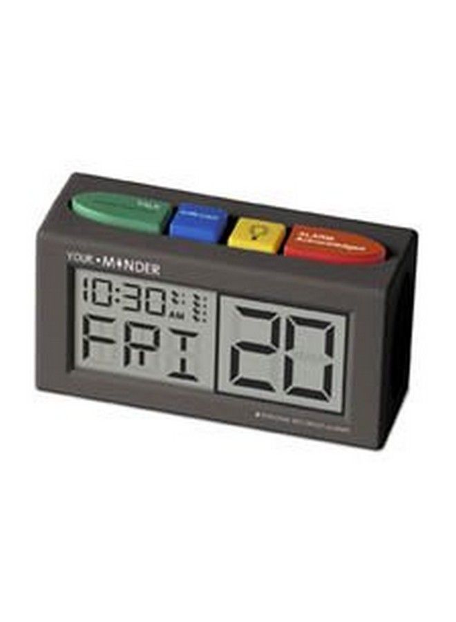 Voice Record And Alarm Replay Reminder Clock With Loud Easy Set Multiple Alarms By Medcenter (Ac Adapter Included)