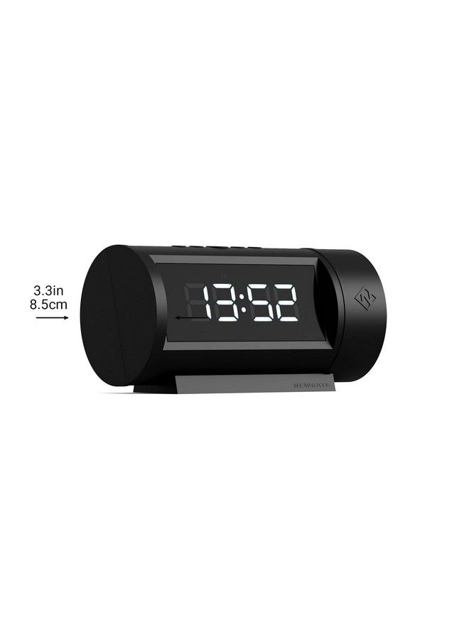 Digital Pil Alarm Clock Led Alarm Clock Bedside Clock Desk Clock Digital Clock Digital Alarm Clock Bedroom Accessories Led Display Office Clock (Black)