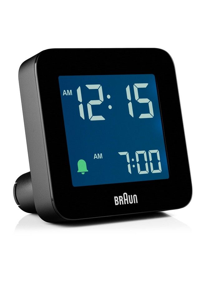 Digital Alarm Clock With Snooze Negative Lcd Display Quick Set Crescendo Beep Alarm In Black Model Bc09B