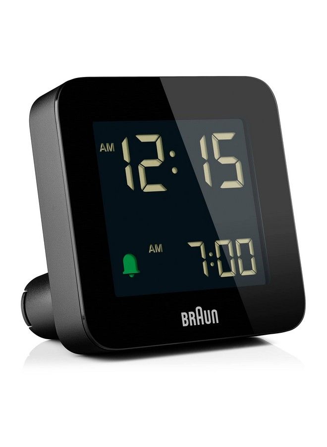 Digital Alarm Clock With Snooze Negative Lcd Display Quick Set Crescendo Beep Alarm In Black Model Bc09B