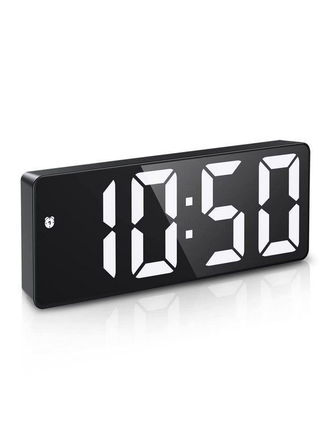 Digital Clock Led Alarm Clock 6.5Inch Large Display Led Clock With Snooze Usb Charging Ports 3 Adjustable Brightness Suitable For Bedroom Office