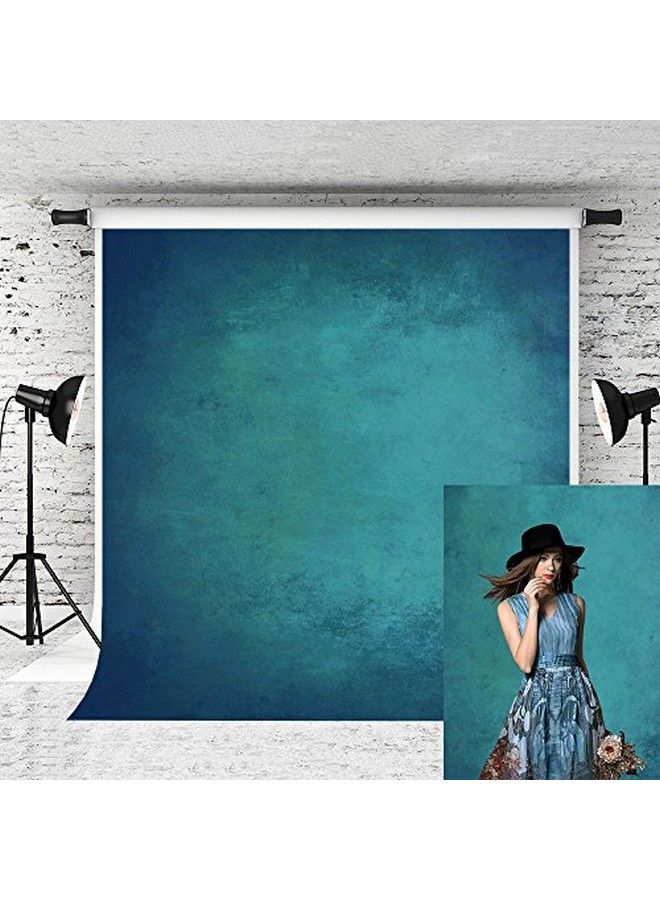 5X7Ft Green Abstract Backdrop For Photographers Green Portrait Photo Background Props