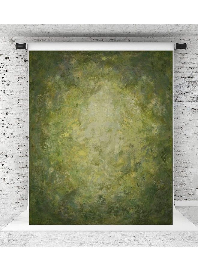 5X7Ft(1.5Mx2.2M) Vintage Rusty Backdrops Microfiber Green Paint Abstract Photo Backdrop Retro Portrait Background