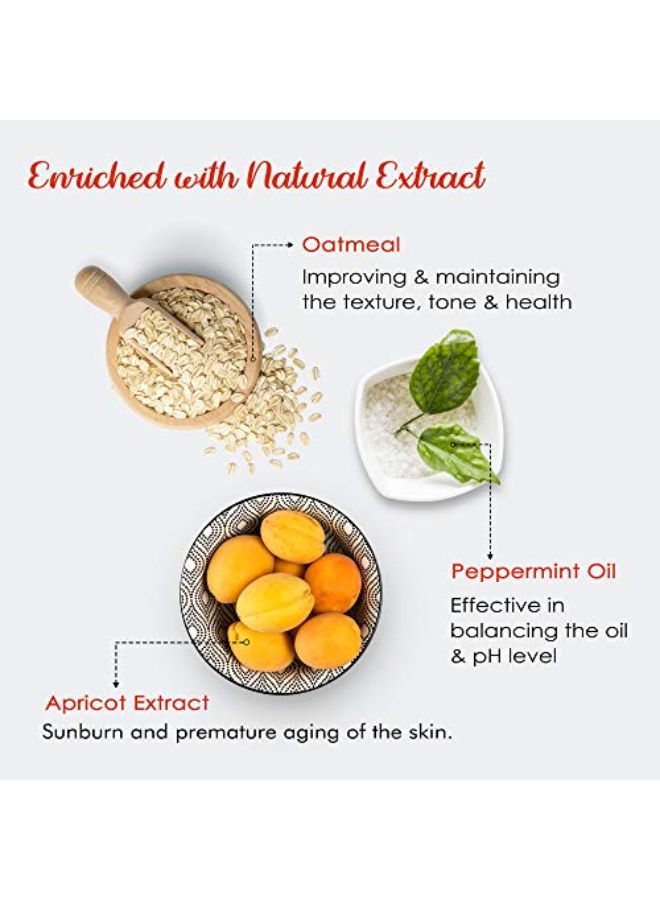 De Tan Scrub For Deep Exfoliation Tan Removal Brightening Skin Acne Prone Blackheads Pore Cleanser Oily Skin| No Paraben & Sulpahate (500 Gm)