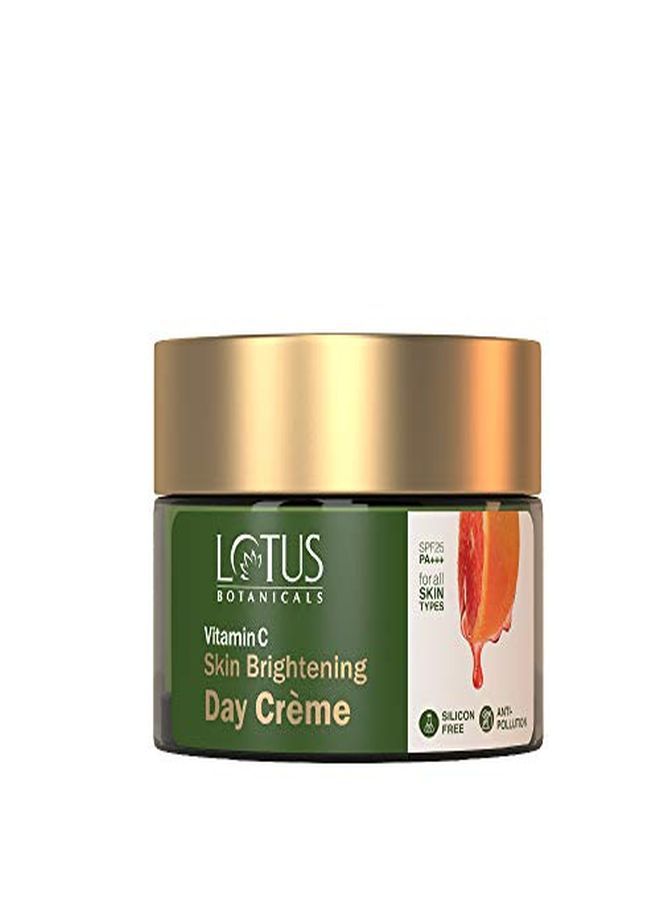 Skin Brightening Day Cream | Vitamin C | Spf 25 | Pa+++ | Lightweight | Silicon & Chemical Free | All Skin Types | 50G