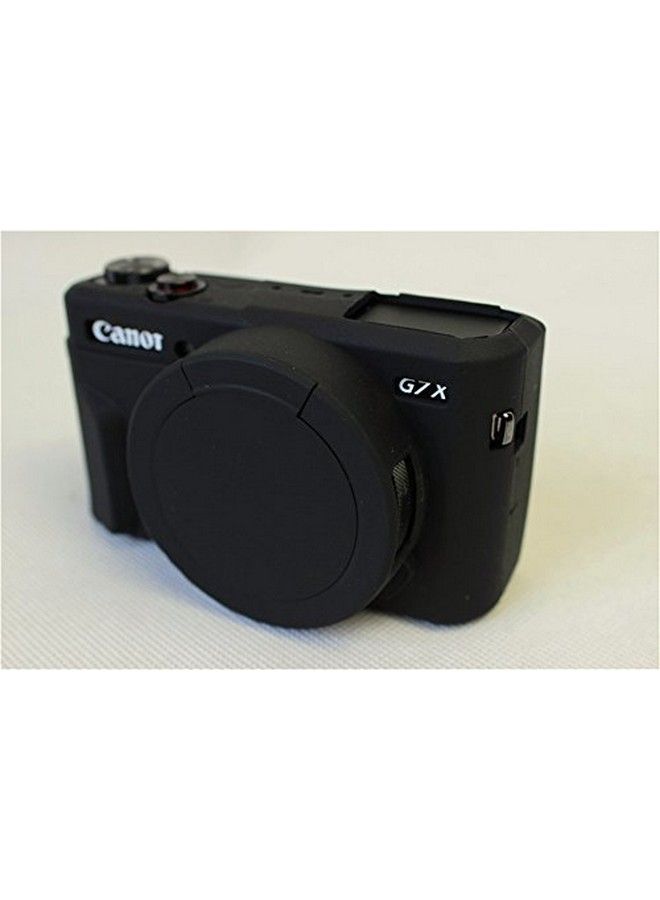G7 X Mark Ii Case Bolinus Fullbody Ultrathin Lightweight Rubber Soft Silicone Case Bag Cover For Canon Powershot G7 X Mark Ii Black