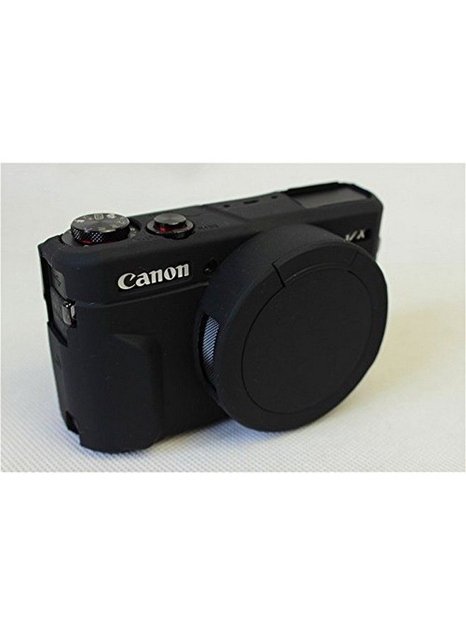 G7 X Mark Ii Case Bolinus Fullbody Ultrathin Lightweight Rubber Soft Silicone Case Bag Cover For Canon Powershot G7 X Mark Ii Black