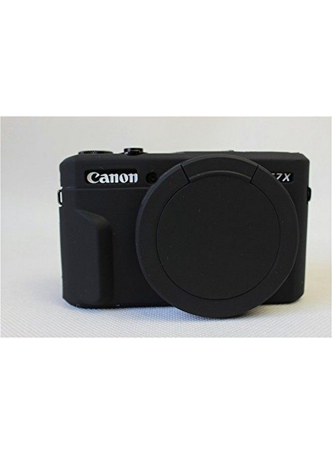 G7 X Mark Ii Case Bolinus Fullbody Ultrathin Lightweight Rubber Soft Silicone Case Bag Cover For Canon Powershot G7 X Mark Ii Black