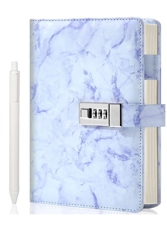 Marble Diary With Lock For Girls And Women A5 Secret Journal With Lock 192 Pages Waterproof Girls Locked Diary With Pen Password Locked Journals For Teen Girls Purple