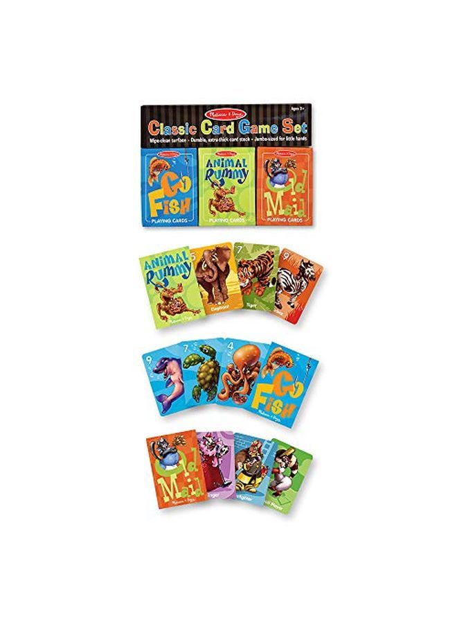 Classic Card Games Set Old Maid Go Fish Rummy