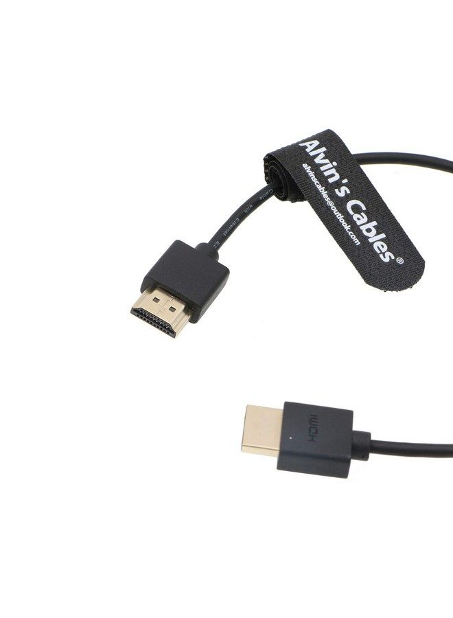 Z Cam E2 Hdmi Thin And Flexible Cable High Speed Ethernet For Portkeys Bm5 Monitor Straight To Straight 30Cm
