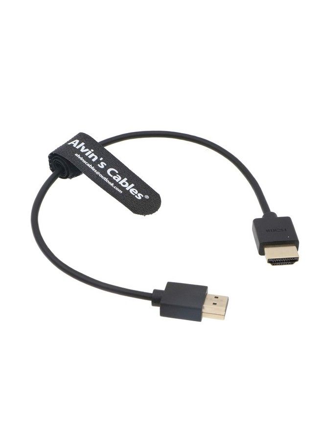 Z Cam E2 Hdmi Thin And Flexible Cable High Speed Ethernet For Portkeys Bm5 Monitor Straight To Straight 30Cm
