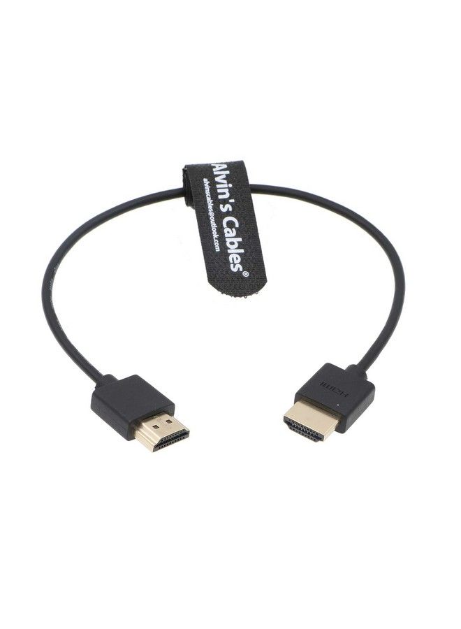 Z Cam E2 Hdmi Thin And Flexible Cable High Speed Ethernet For Portkeys Bm5 Monitor Straight To Straight 30Cm