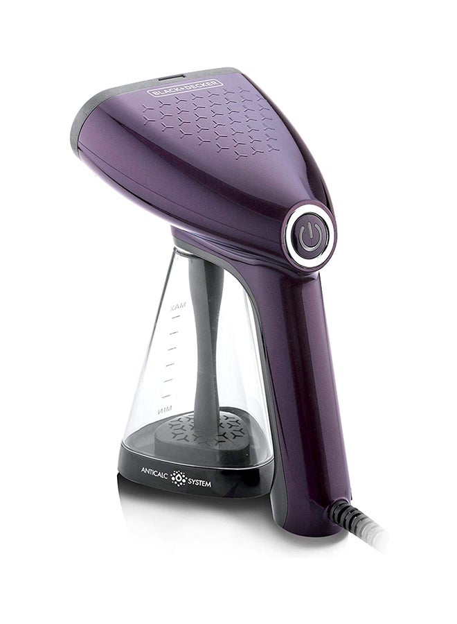 Handheld Portable Garment Steamer With Auto Shut-Off 0.26 L 1500.0 W HST1500-B5 Purple/Black/Clear