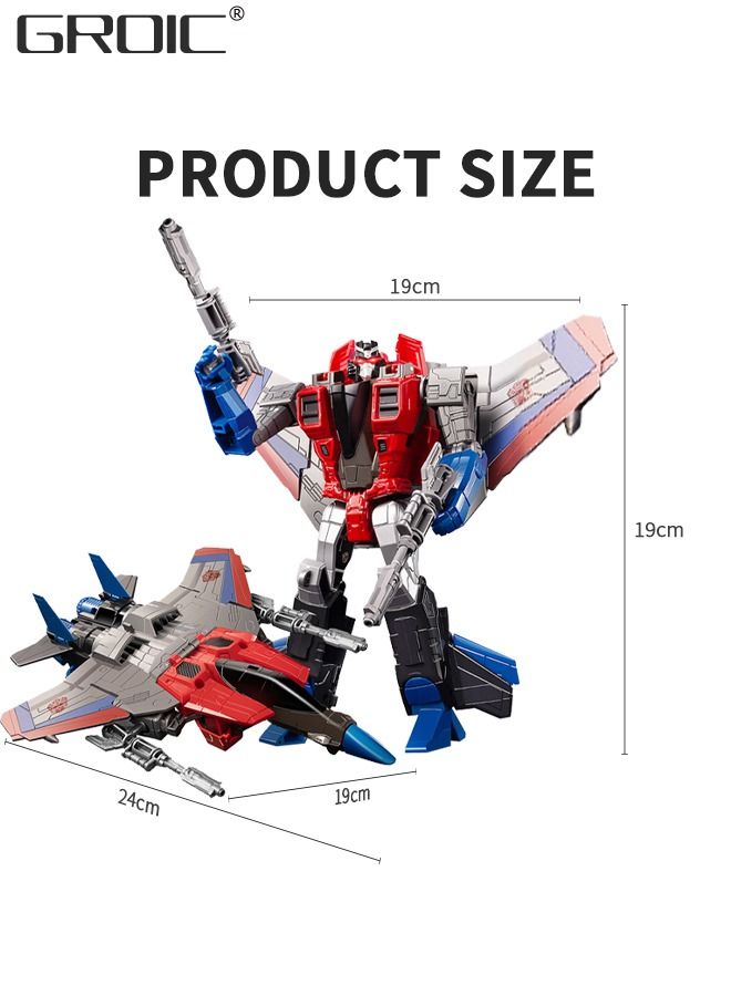 Deformation Robot Toy, Deformed Car Robot Toys, Action Figure Deformation Car Model, Portable Alloy Deformation Robot Toys Gift for Kids-Starscream