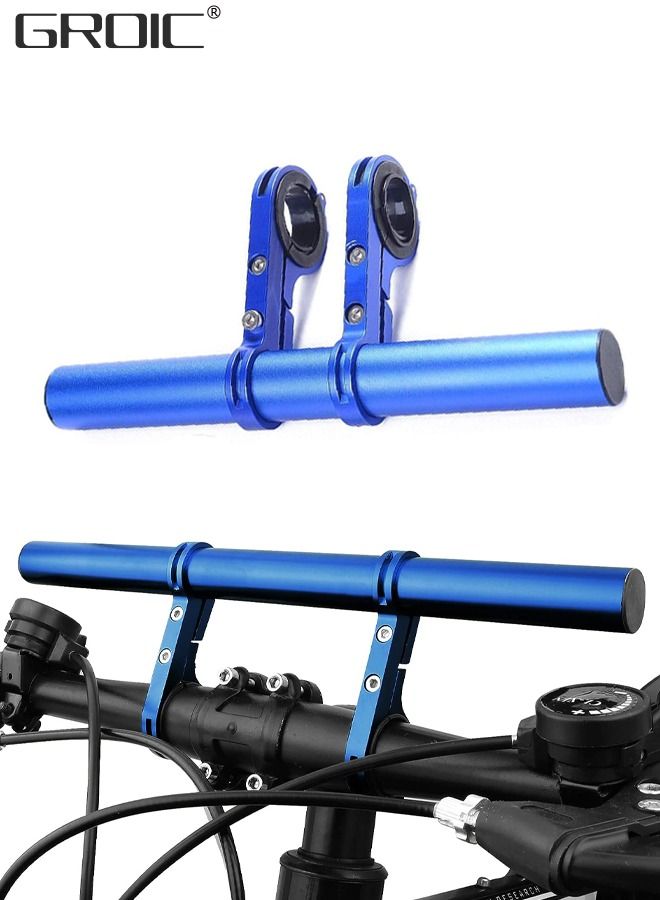 Bicycle Handlebar, Bike Handlebar Extender 11.8in, Multifunctional Bracket Extension, Handlebar Extension Rack, Used for Holding Bicycle Speedometer, GPS, Phone Mount Holder and Bike Light