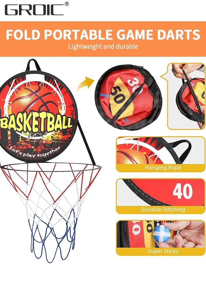 Dart Board for Kids, Basketball Hoop for Kids Toddlers, Sports & Outdoor Play Toys for Kids,Outdoor Games for Kids