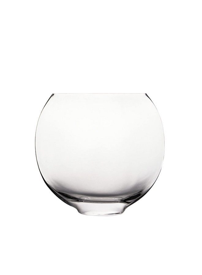 Glass Moon Vase Oval Bowl (H:10.25