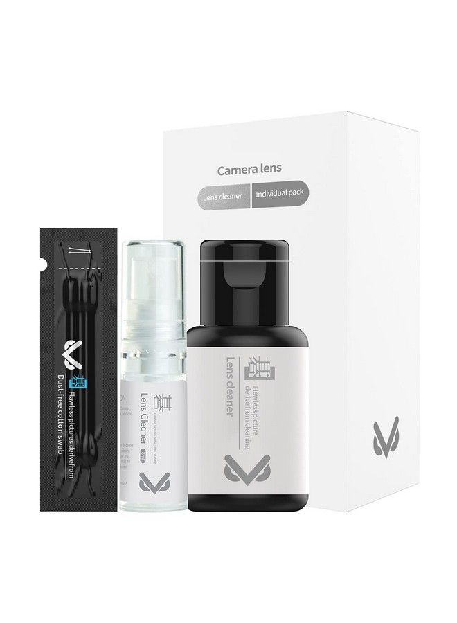 Vc01E Optical Lens Cleaner Kit Professional Lens Cleaning Fluid With Camera Cleaning Swabs And Dispensing Bottles Compatible For Cameras Camera Lens Sensor Cleaner And Other Optical Products