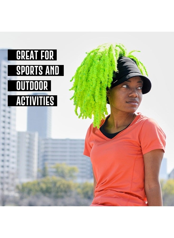 Cooling Sports Visor Sun Hat - Womens Mens Athletic Wide Brim Summer Caps UPF-Cutting Khaki