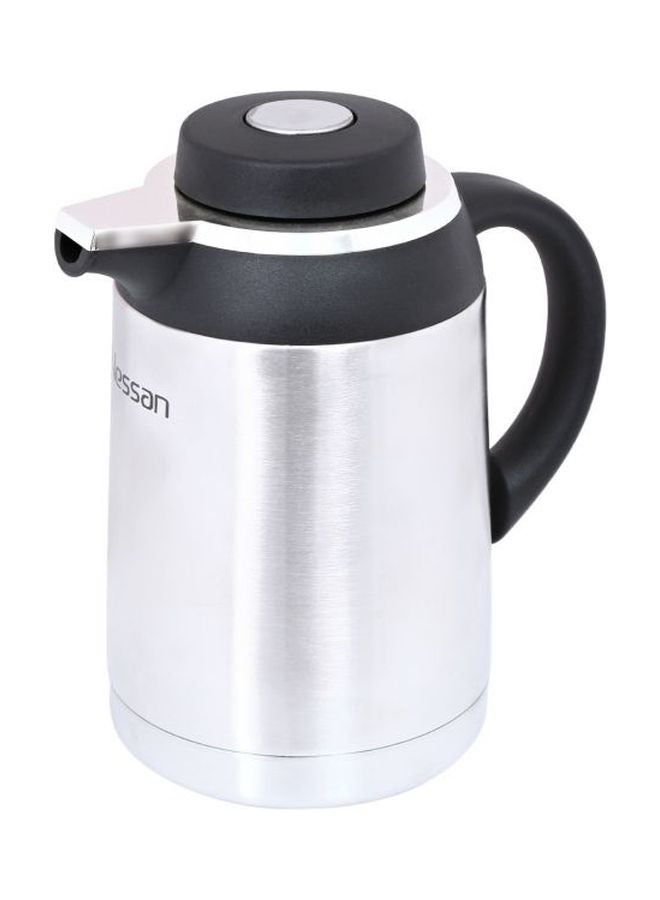 Stainless Steel Regal Flask Silver/Black