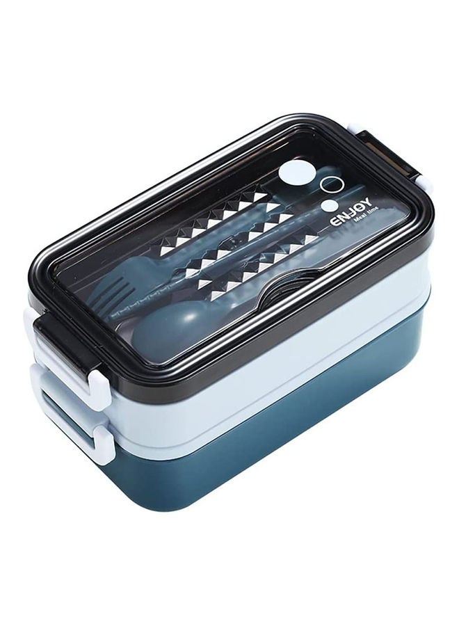 Leakproof Lunch Box Blue 22cm