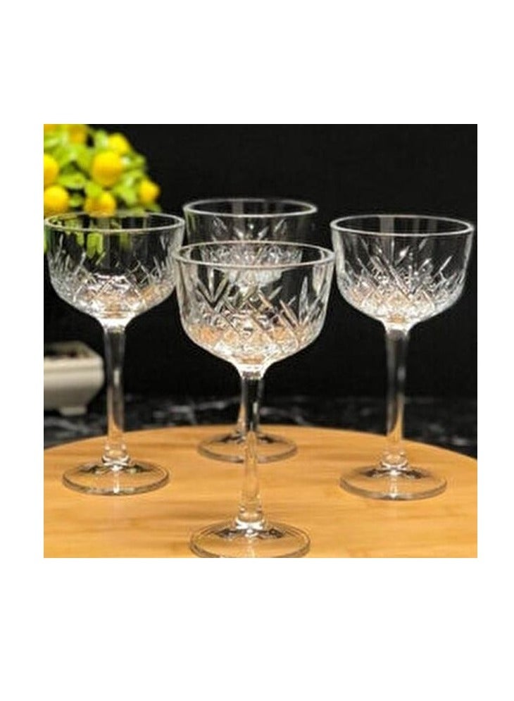 4-Piece Timeless Coupe 160 ml Clear