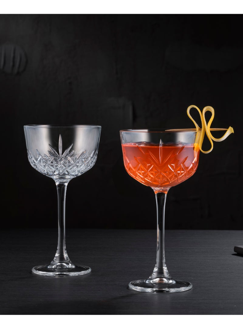 4-Piece Timeless Coupe 160 ml Clear