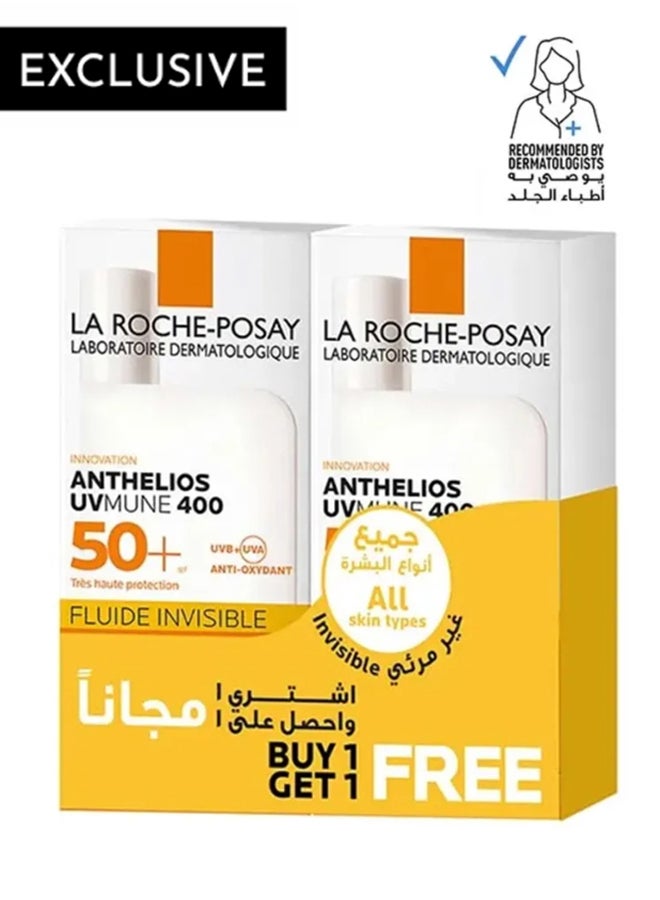 Anthelios Invisible Fluid SPF 50+ BUY 1 GET 1 FREE 100ml