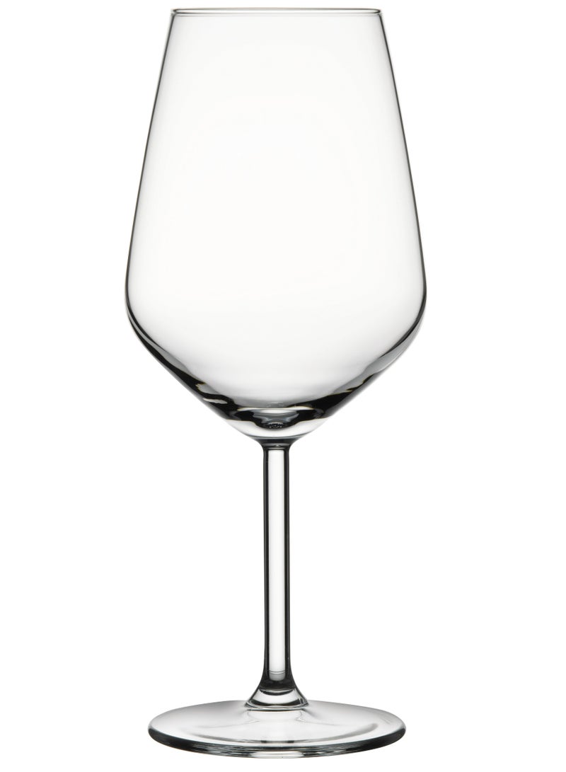 6-Piece Allegra Wine Glass Set 490 ml Clear