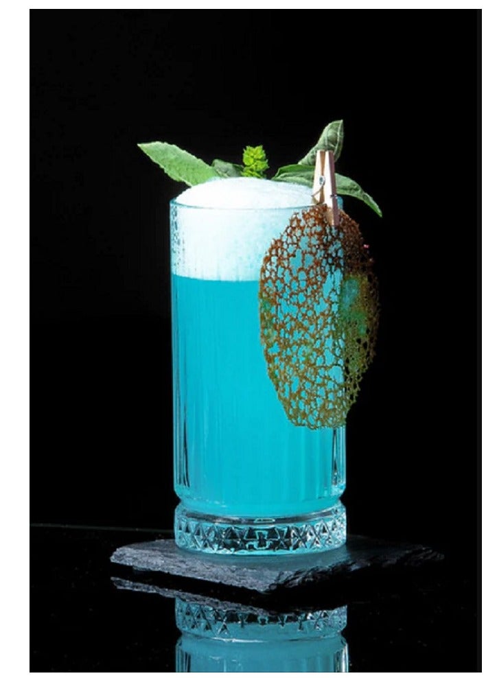 4-Piece Elysia  Long Drink Glass Set 365 ml Clear