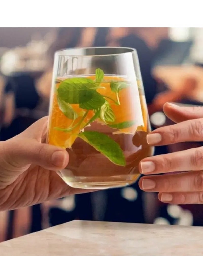 6-Piece Allegra Tumbler 425 ml Clear