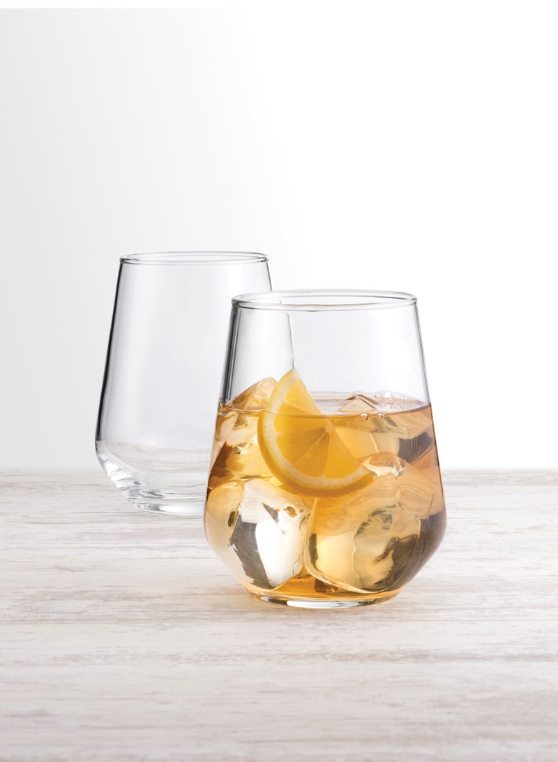 6-Piece Allegra Tumbler 425 ml Clear