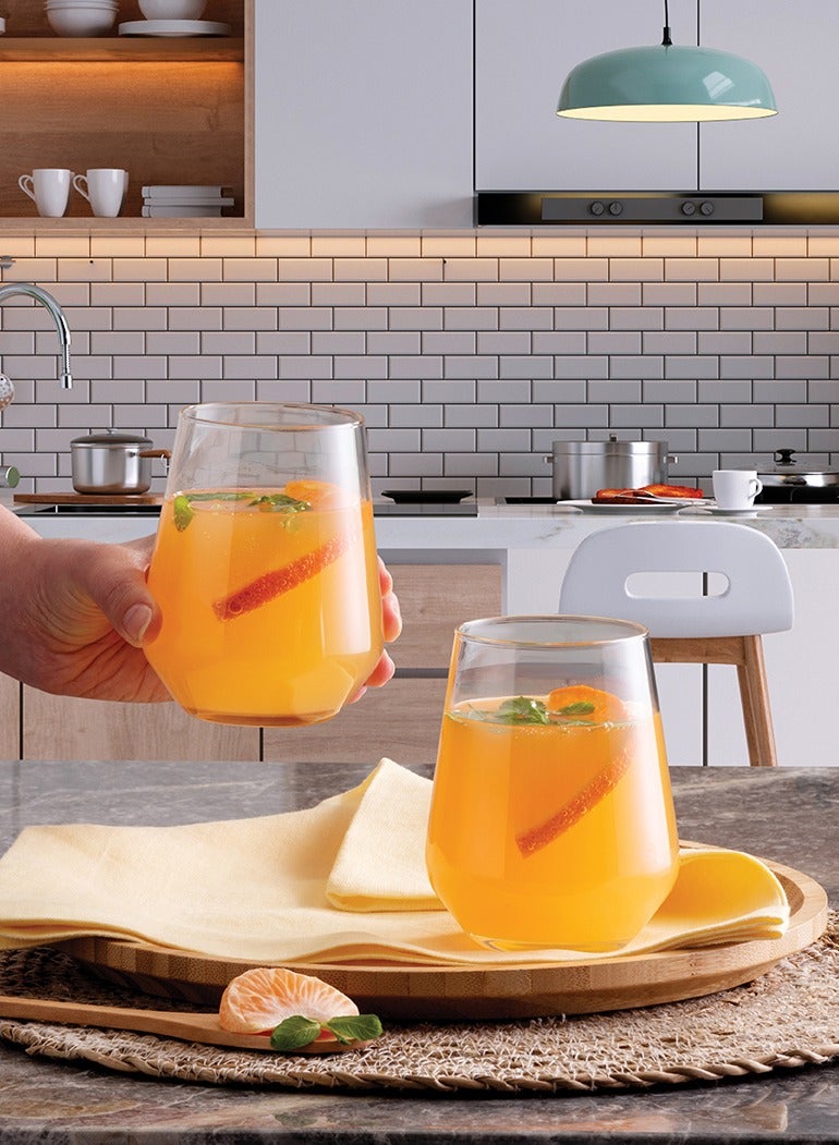 6-Piece Allegra Tumbler 425 ml Clear