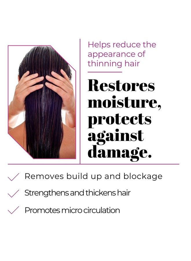 Volumizing Anti-Hair Loss Shampoo For Thinning Hair - Keratin Amino Complex - Stimulates Scalp For Thicker Fuller Hair - Free Of Sulfates Dyes And Parabens - 12 Fl. Oz