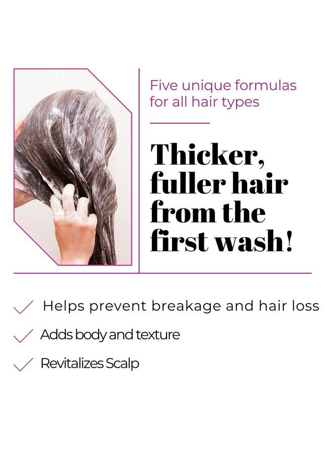 Volumizing Anti-Hair Loss Shampoo For Thinning Hair - Keratin Amino Complex - Stimulates Scalp For Thicker Fuller Hair - Free Of Sulfates Dyes And Parabens - 12 Fl. Oz