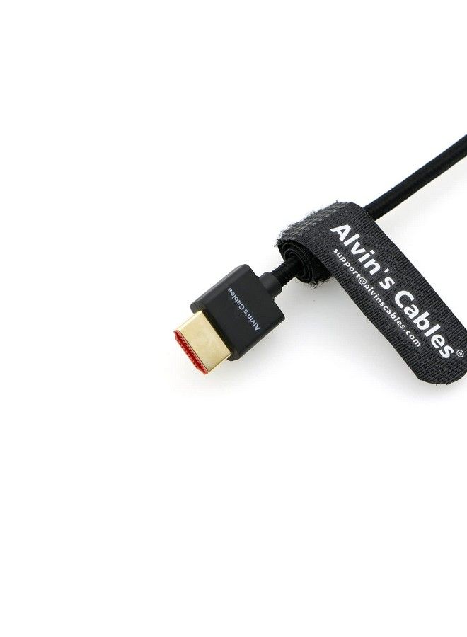 Alvin’S Cables 8K 2.1 Microhdmi To Hdmi Braided Coiledcable For Atomosninjav 4K60P Record 48Gbps Hdmi For Canonr5C; R5; R6