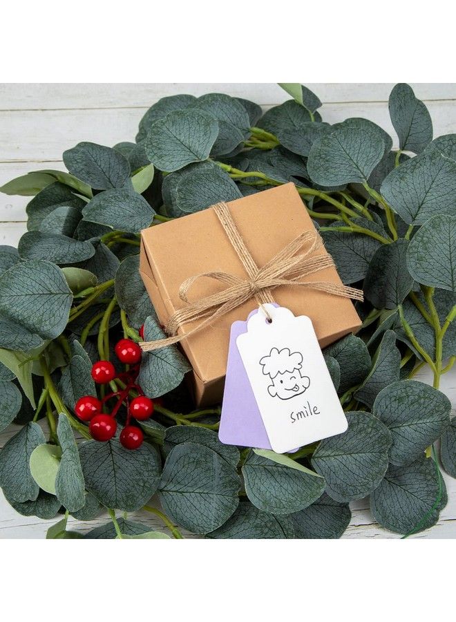 Kraft Paper Gift Tags With String 170Pcs Multicolored Hanging Tags Price Tags Purple Gray White Wedding Birthday Holiday Party Favors