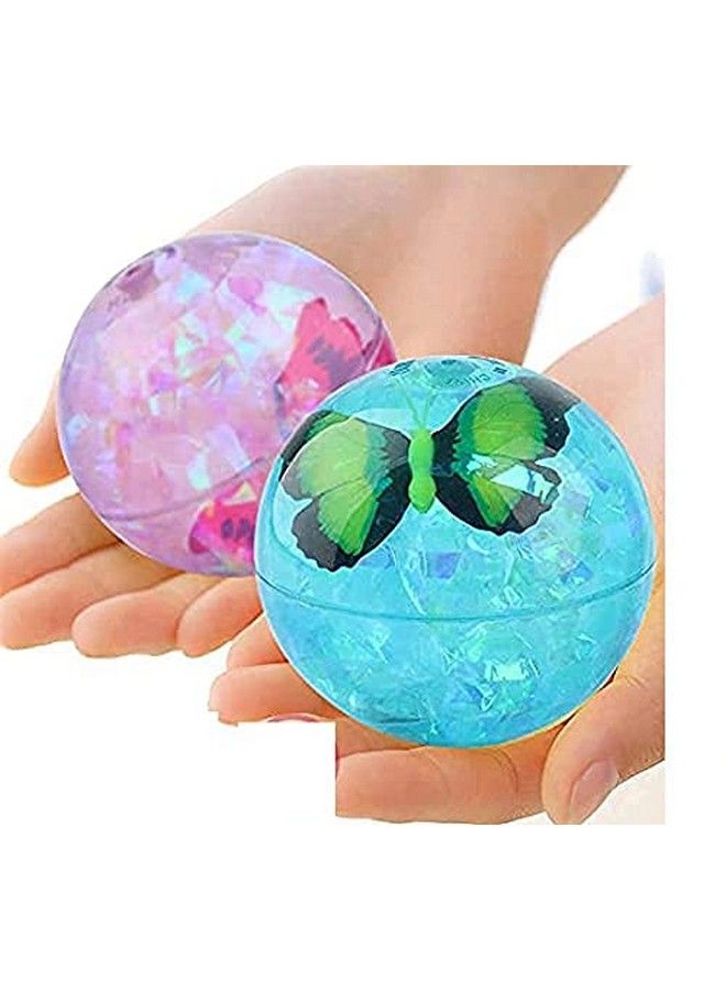 Glitter And Sparkle Balls For Kids Toddlers And Babies Playing Fun Set Of 2 Multi Color Pack Of 1