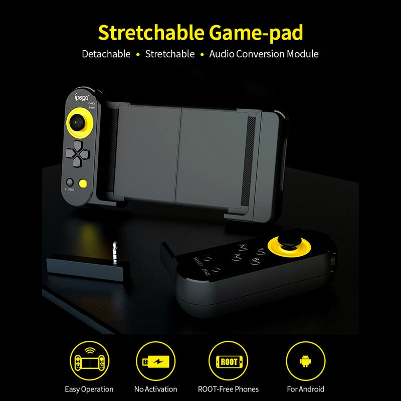 PG-9167 Wireless Bluetooth 4.0 Joystick Gamepad Controller With Handle For Android Mobile Phones