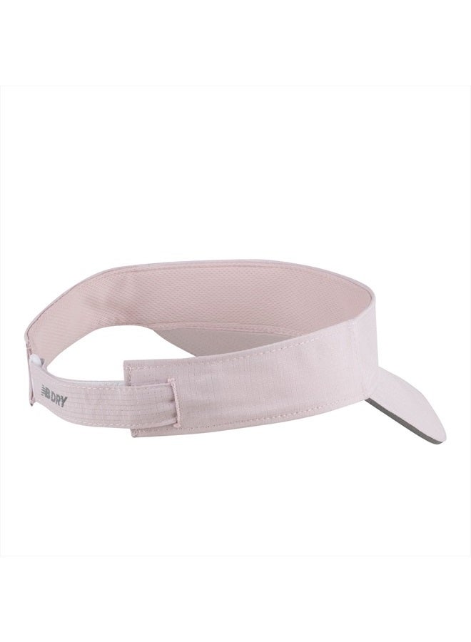 Men's and Women's Performance UV- Protective Visor Headwear Moisture Wicking, One Size, Stone Pink