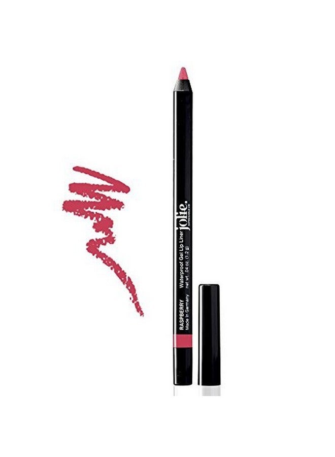 Jolie Cosmetics Waterproof Gel Lip Liner Super Smooth Extra Long Wear (Raspberry)