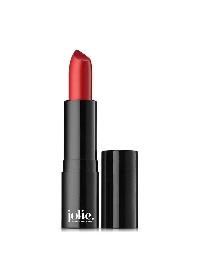 Jolie Luxury Matte Lipstick Hydrating Creamy Formula Paraben Free (Red Carpet Red)